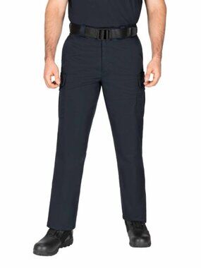 NWT Blauer Side-Pocket Polyester Pants Mens 33 Unhemmed Dark Navy 8655T